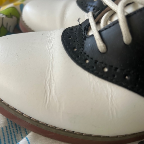 Eastland Saddle Shoes Women's 7.5 Leather Memory Foam Vintage 1950s Shoes Swing - Picture 8 of 8